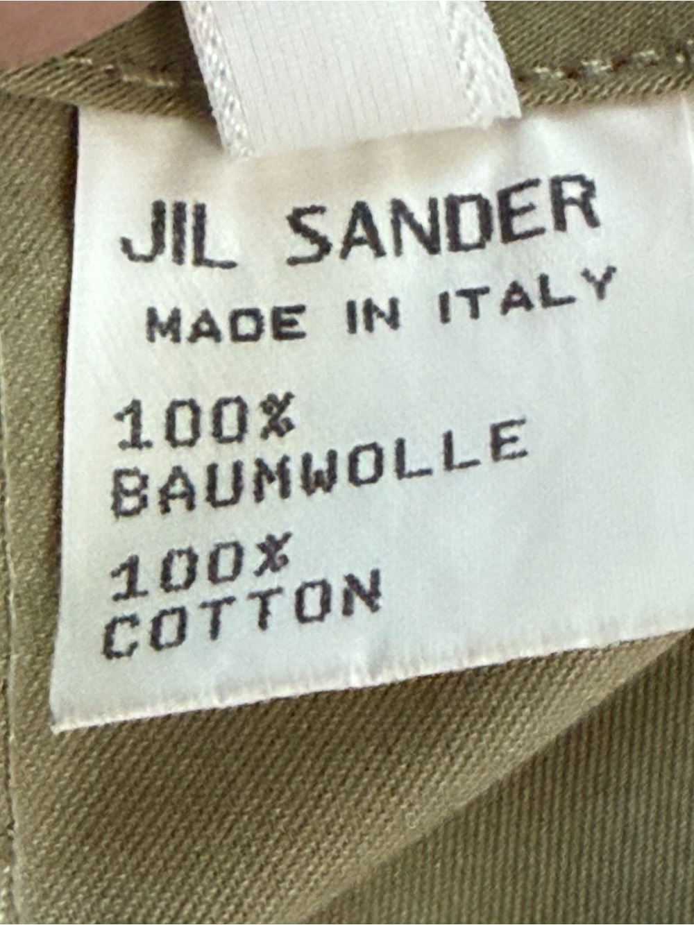 Jil Sander | Khaki Tan Zip Cropped Utility Jacket - Picture 10 of 11